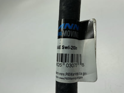 Automann 177.7420 Air Brake Hose Assembly, 3/8'' Swivel X 3/8'' Swivel X 20'' Long