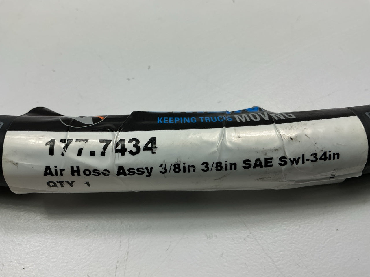 Automann 177.7434 Air Brake Hose, 3/8'' Swivel X 3/8'' Swivel X 34'' Long