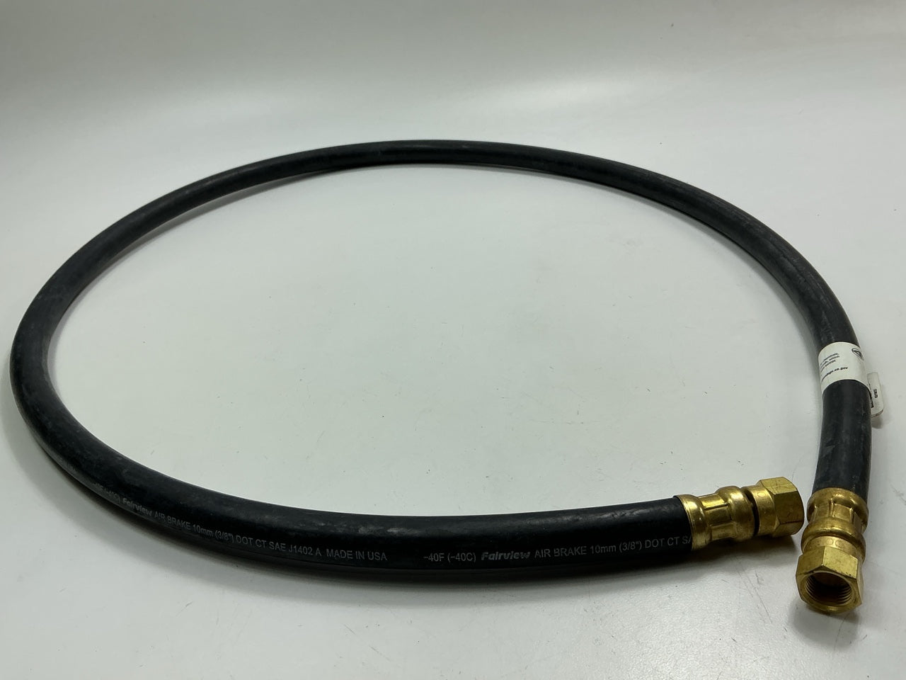 Automann 177.7460 Air Brake Hose, 3/8'' Swivel X 3/8'' Swivel X 60'' Long