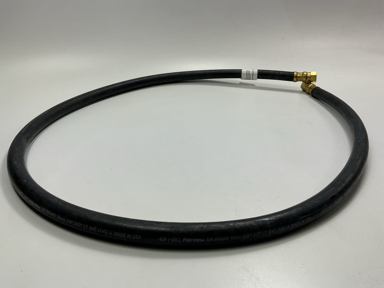 Automann 177.7460 Air Brake Hose, 3/8'' Swivel X 3/8'' Swivel X 60'' Long