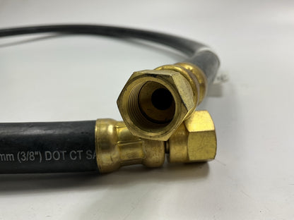 Automann 177.7460 Air Brake Hose, 3/8'' Swivel X 3/8'' Swivel X 60'' Long