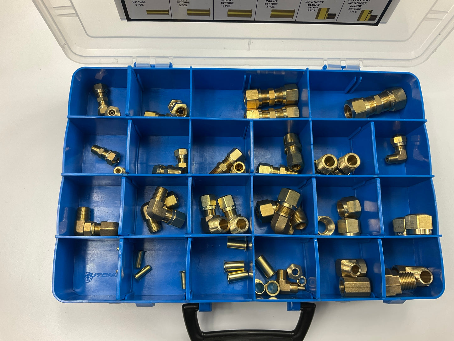 Automann 177-8000KT Compression Air Fitting Mobile Repair Kit, 95 Pieces W/ Case