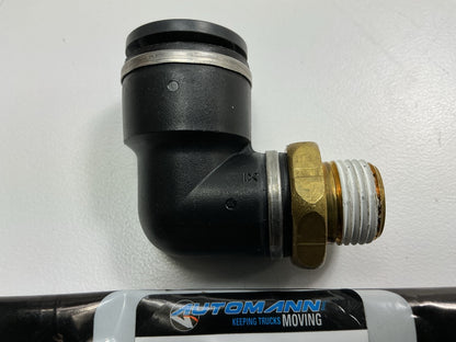 Automann 177.116910C PLC Swivel, Male 90° Elbow, 5/8''  X 3/8'' Air Brake Fitting