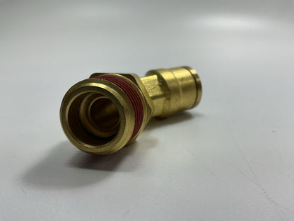 Automann 177.13B748D Brass DOT Swivel Push Connect 45° Elbow 1/2'' Tube X 1/2 MPT