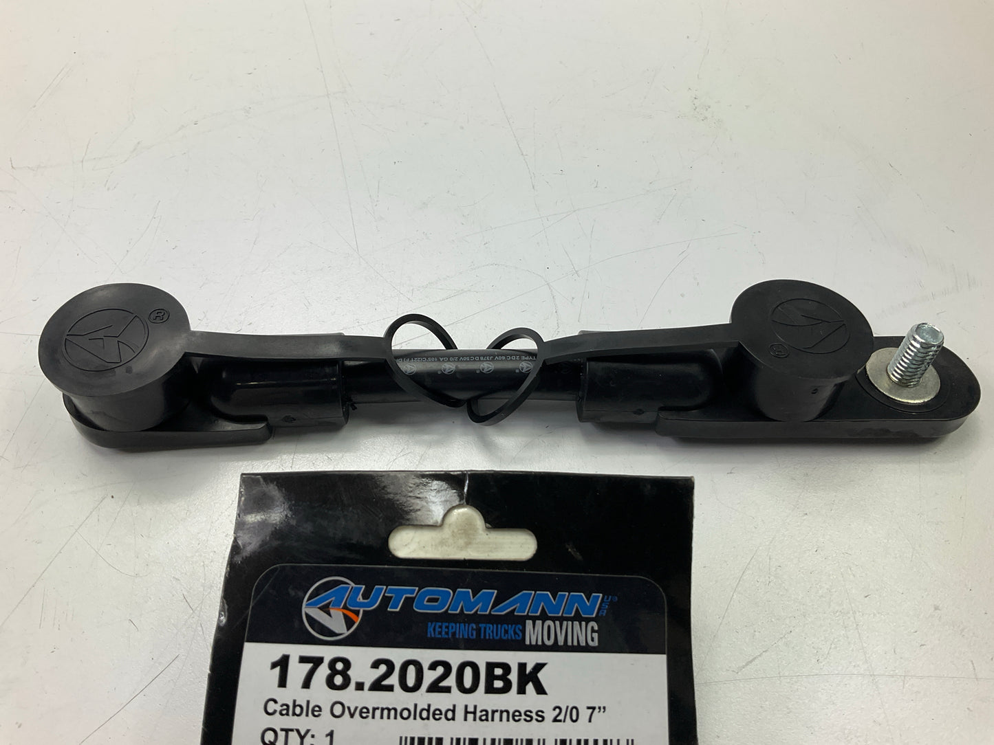 Automann 178.2020BK Black 2/0 Overmolded Cable Harness Replaces BC207M2BWS