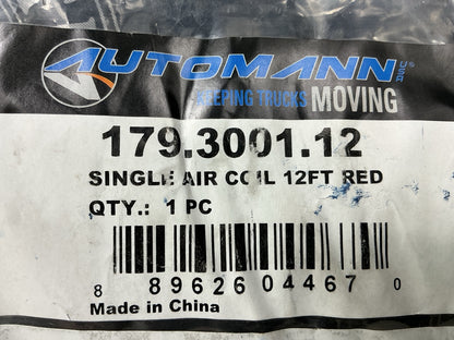 Automann 179.3001.12 Single Air Coil 12 Feet Red