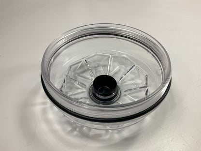 Automann 180-10618 Clear Hub Cap, 6-1/4''-8 Thread