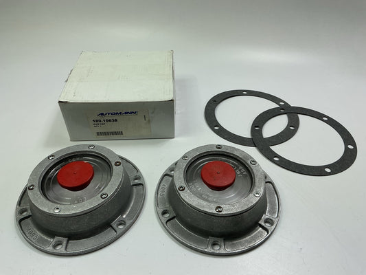 (2) Automann 180.10638 Trailer Hub Cap  Replaces 343-4095, 340046