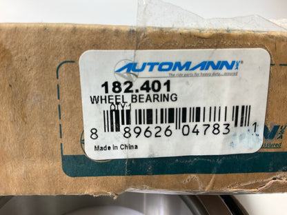 (2) Automann 182.401 Wheel Bearing & Race Set
