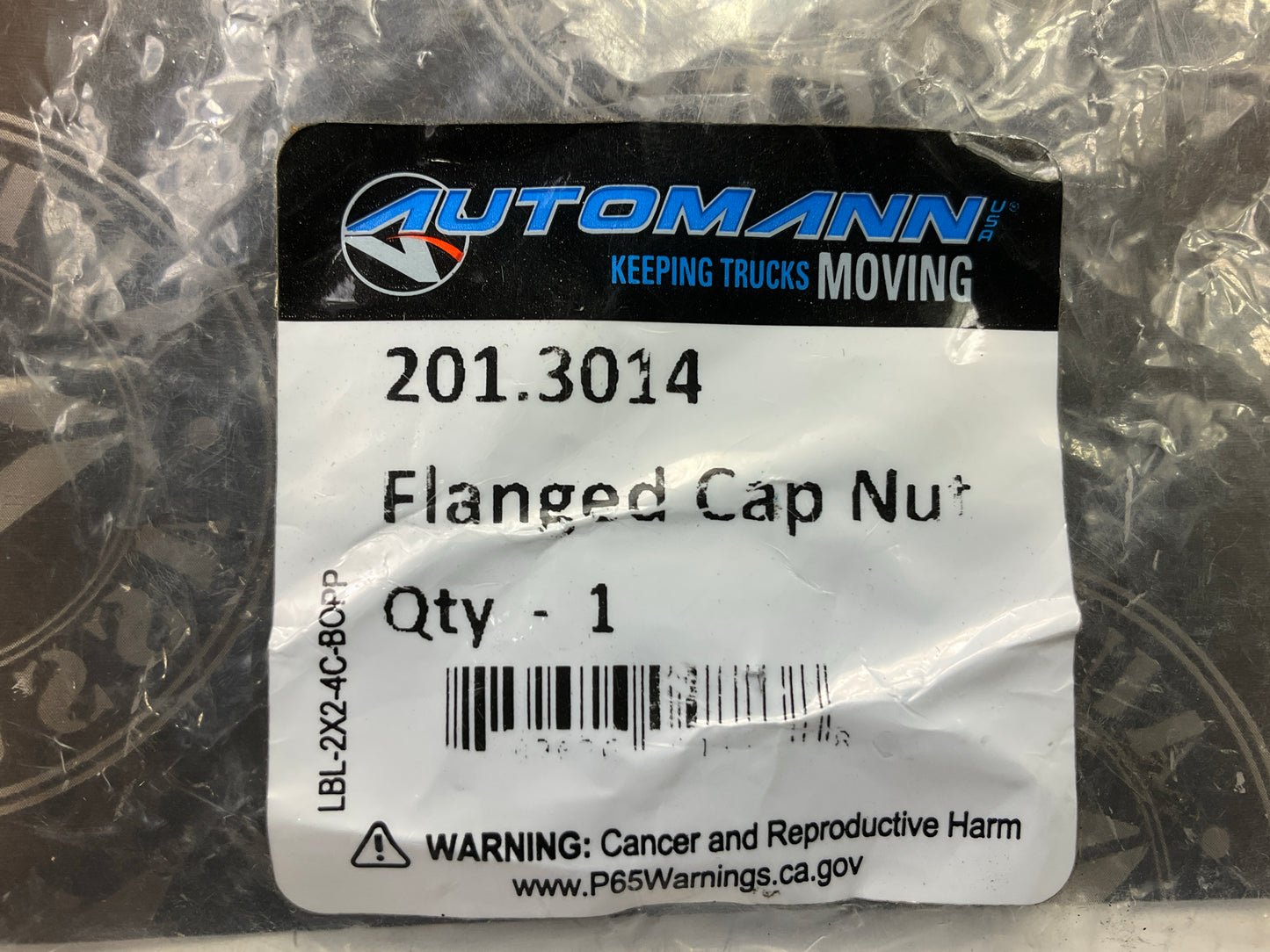 Automann 201.3014 Flanged Wheel Lug Nut, M22 X 1.5, 33mm Hex, 31mm Tall