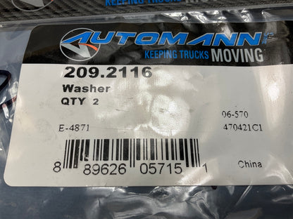 (2) Automann 209.2116 Axle Spindle Washer, Replaces 470421C1 R004871