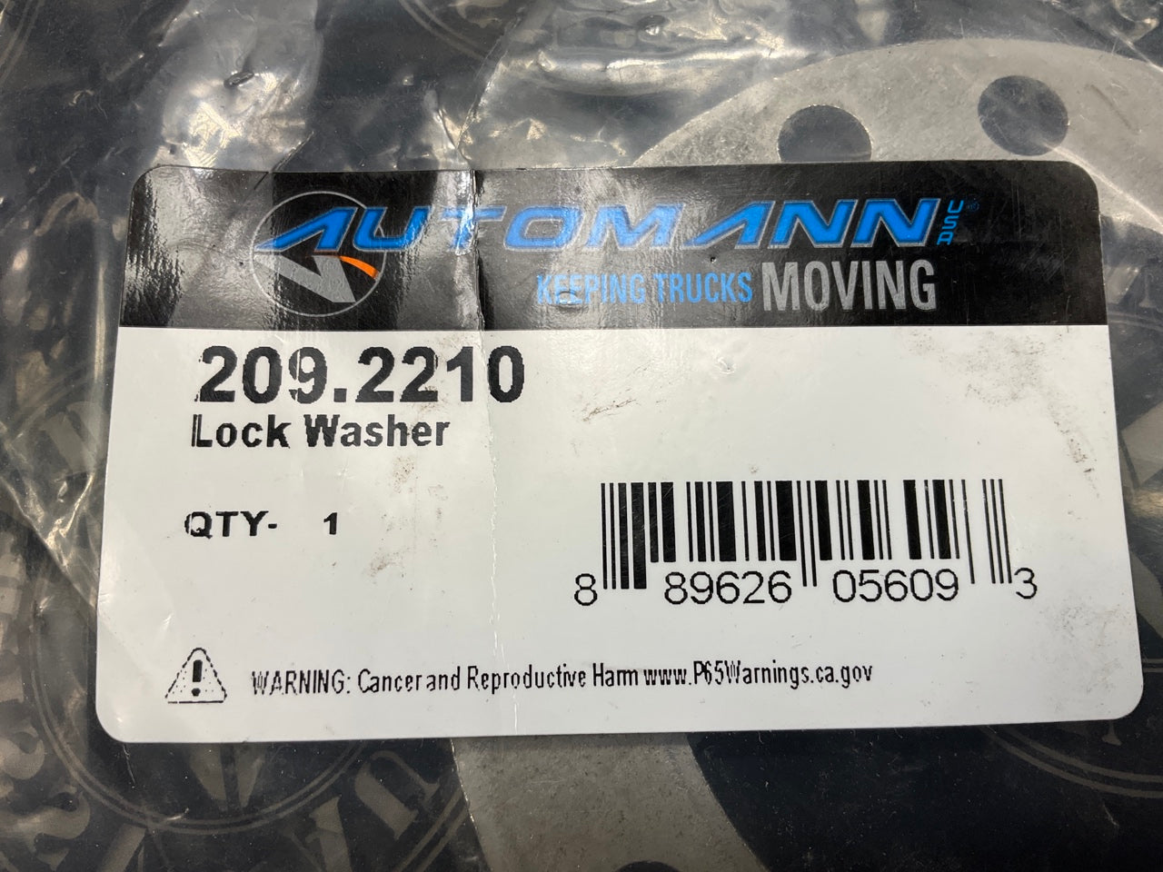 Automann 209.2210 Axle Spindle Lock Washer, Replaces Mack # 23QJ129
