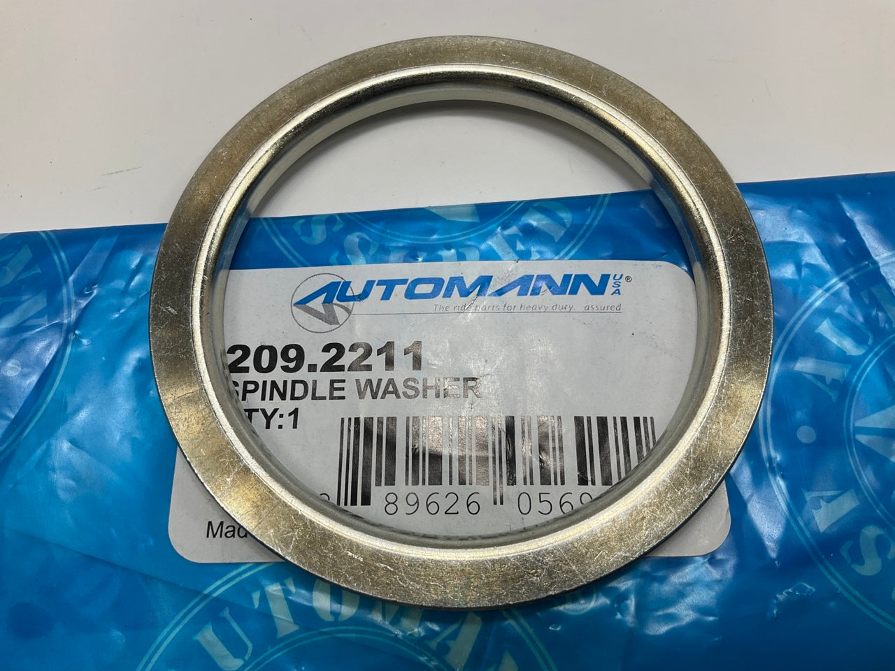 Automann 209.2211 Spindle Washer, 4.130'' OD X 3.250'' ID X 0.250'' Thick