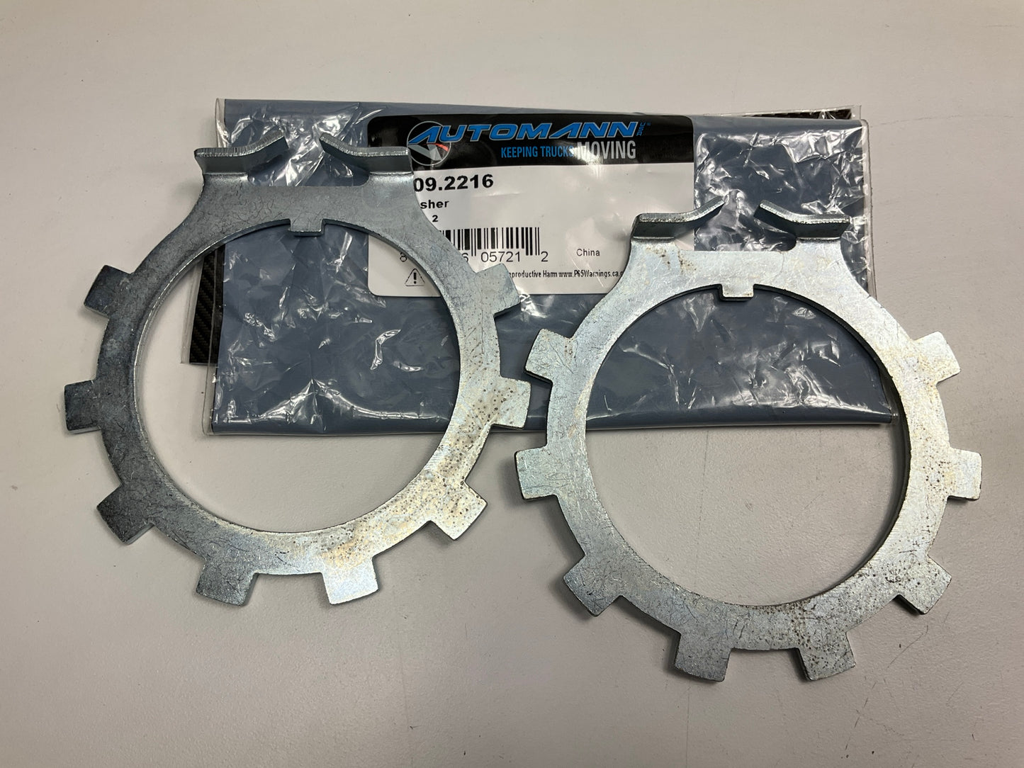 (2) Automann 209.2216 Axle Spindle Washer, Replaces E6141 581694C1 R006141
