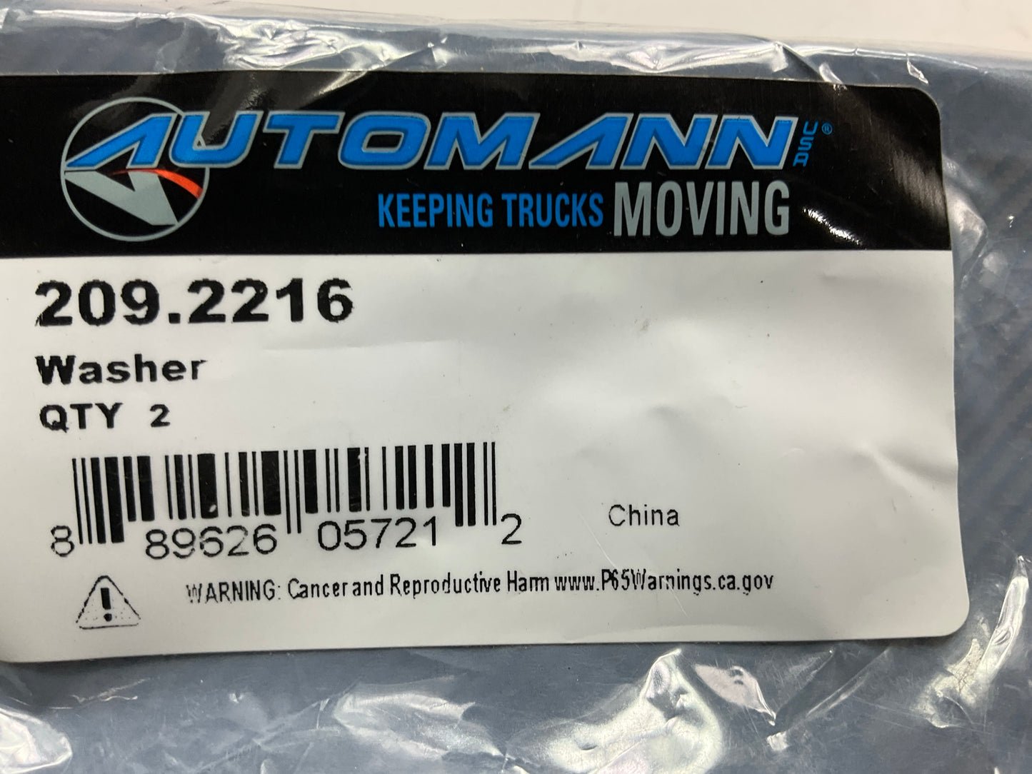 (2) Automann 209.2216 Axle Spindle Washer, Replaces E6141 581694C1 R006141