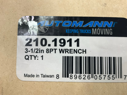 Automann 210-1911 3-1/2'' 8 Point Locknut Wrench Socket