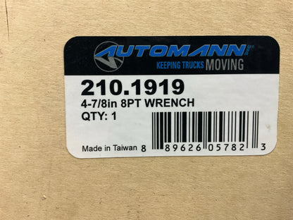 Automann 210-1919 4-7/8'' 8 Point Locknut Wrench Socket