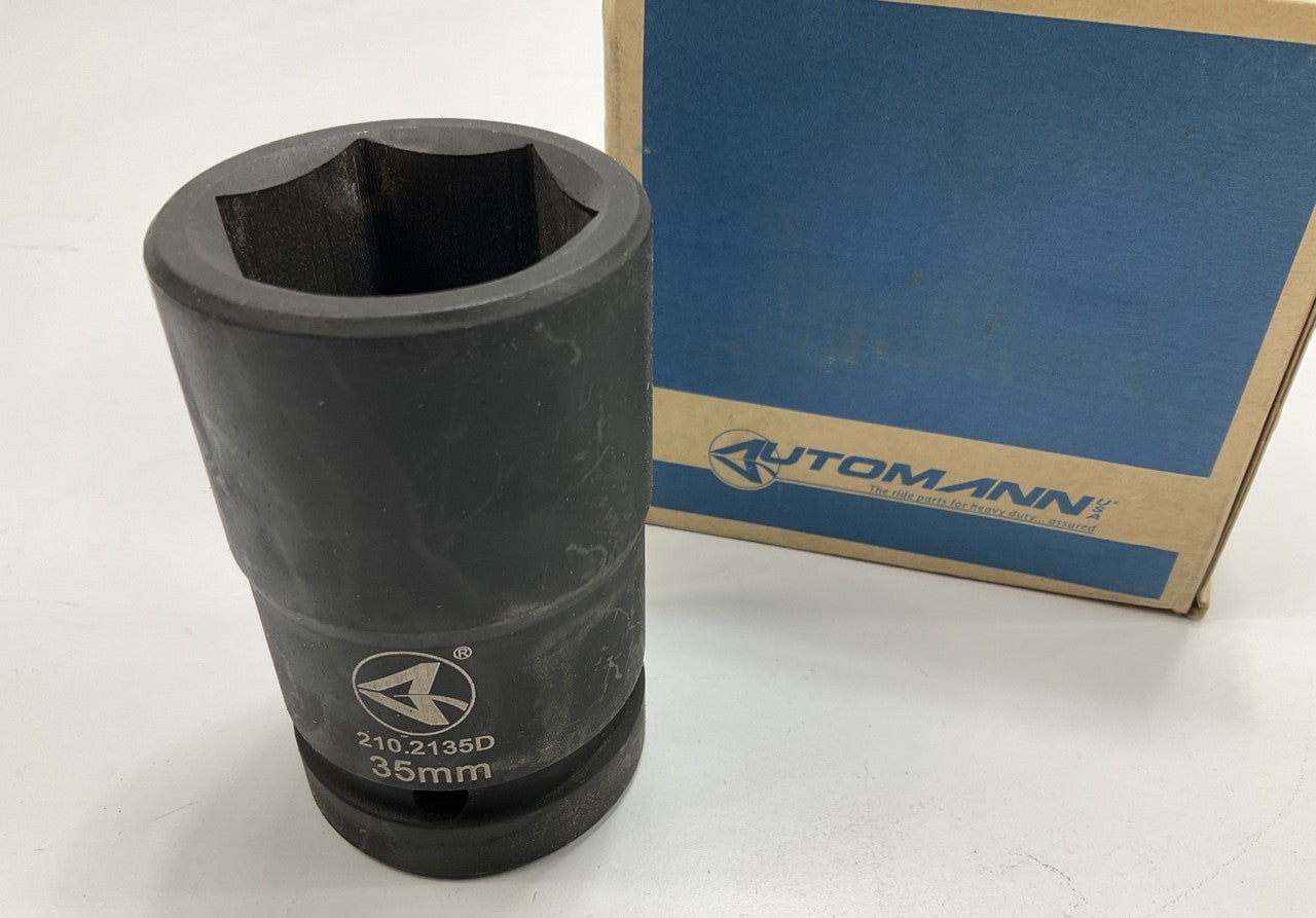 Automann 210.2135D 35mm Budd Wheel Impact Socket, 1'' Drive