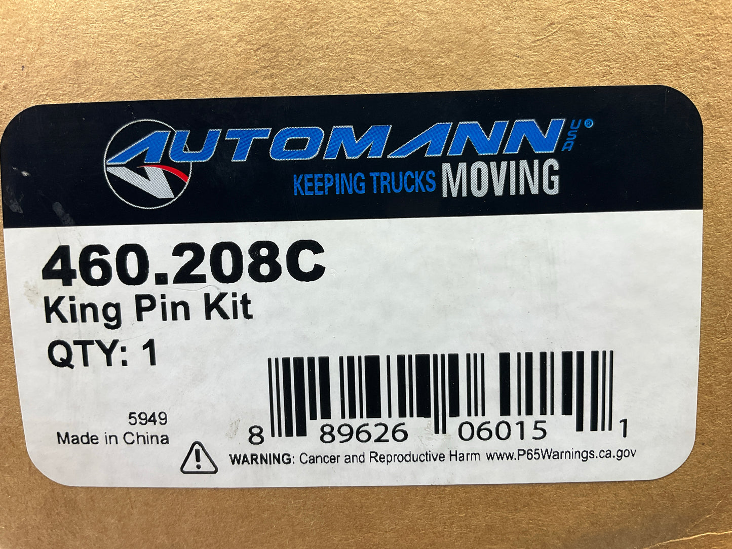 Automann 460.208C King Pin Bolt Set - Replaces R201309, E-4695B, WAK583
