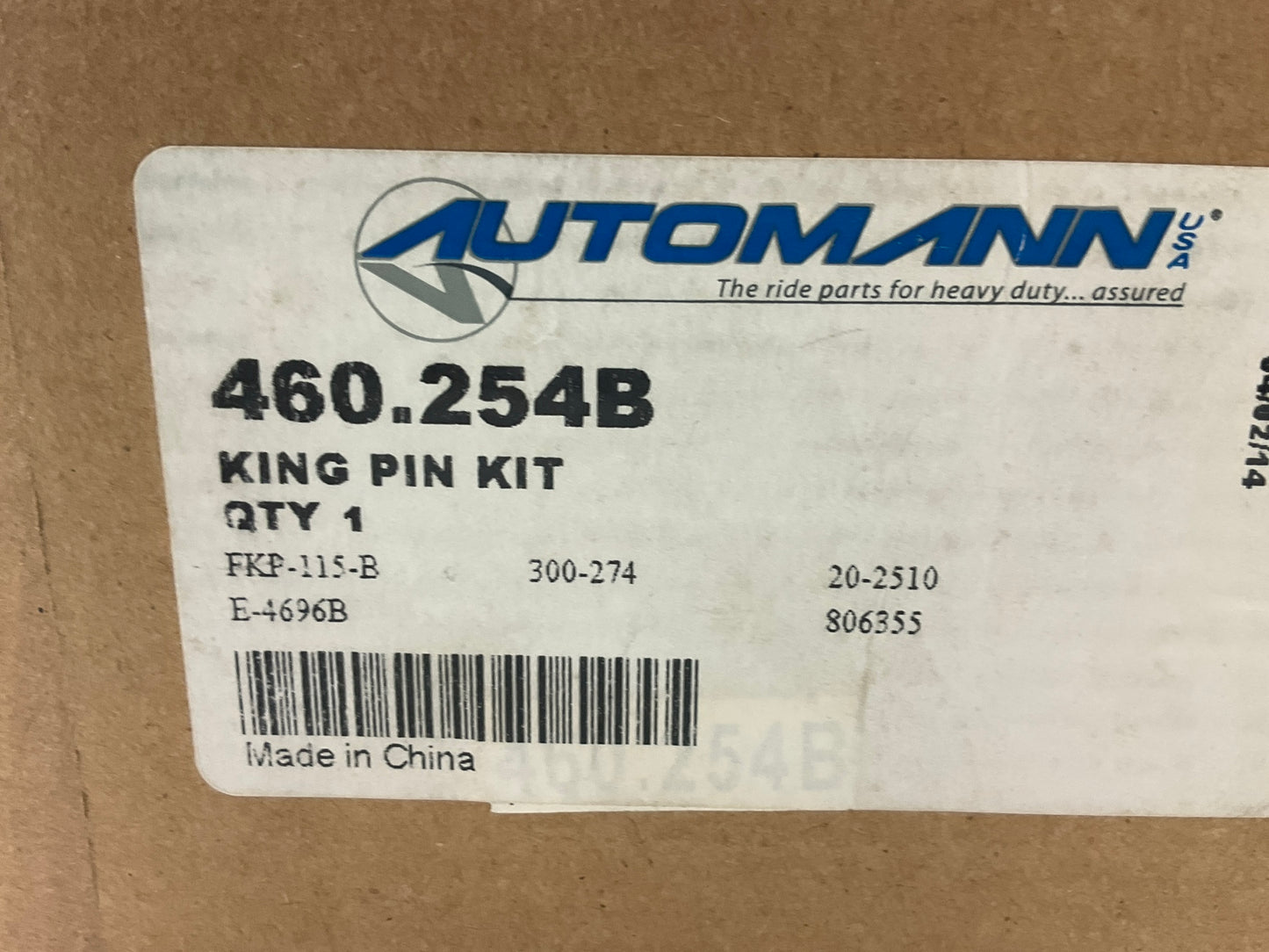 Automann 460.254B Steering King Pin Bolt Set
