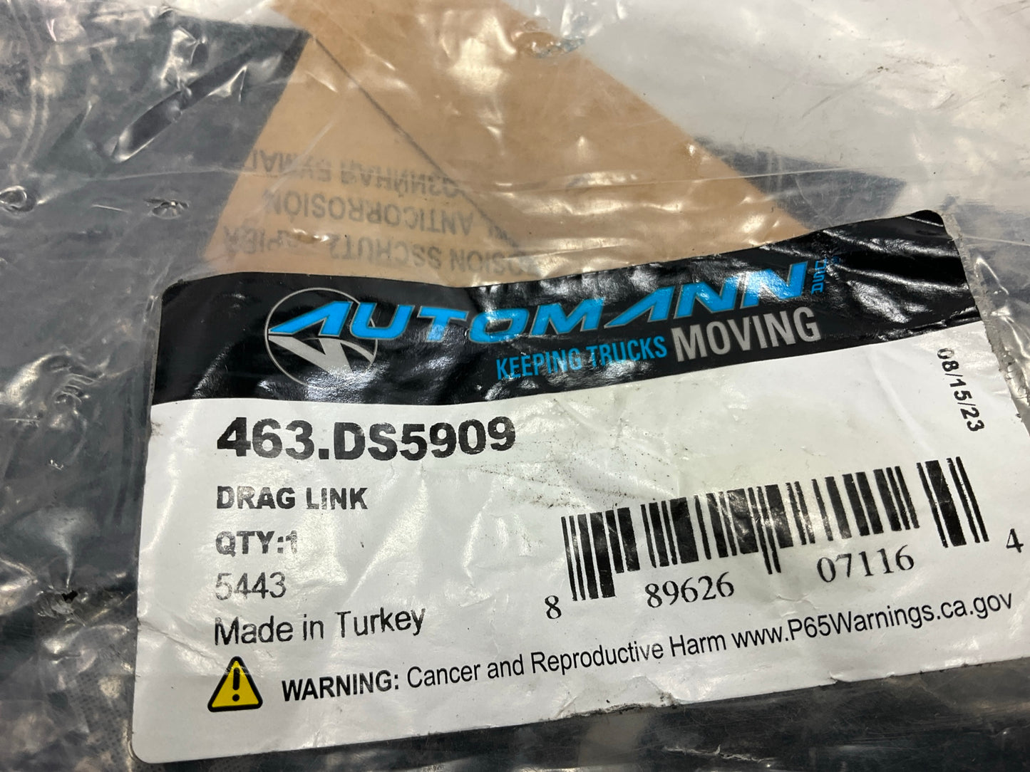 Automann 463.DS5909 Steering Drag Link 28-3/8'' - L24VU8006A11 L24VU8006B11