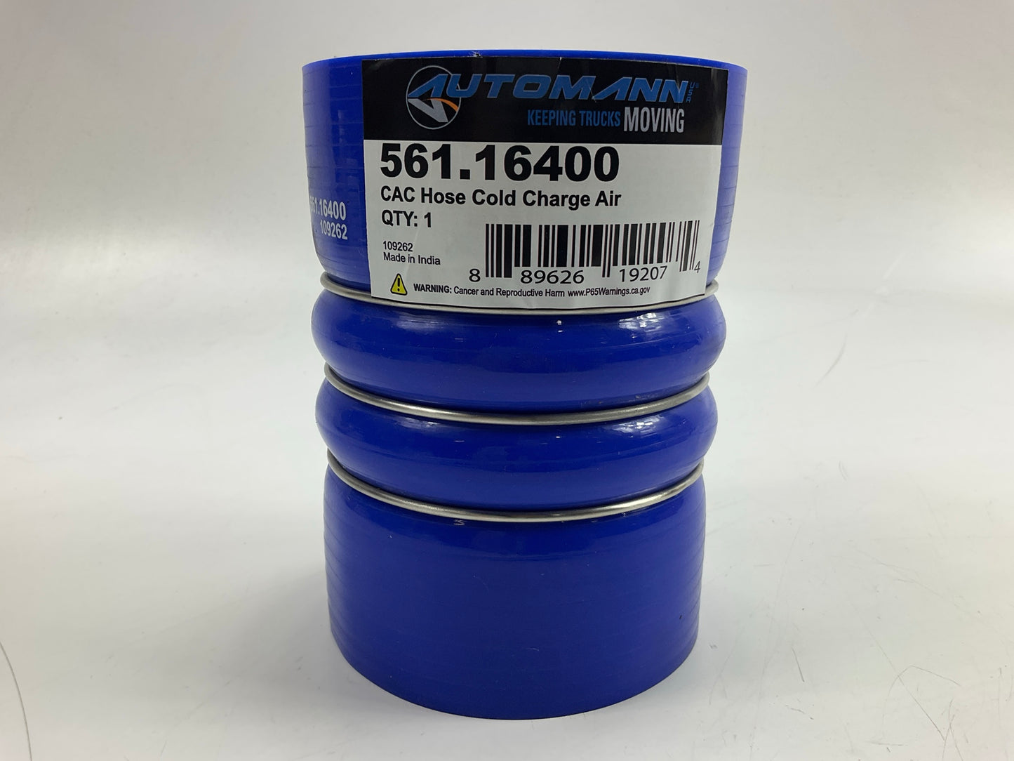 Automann 561.16400 Cold Side Charge Air Connector Hose - 4.00'' ID X 6.00'' OAL