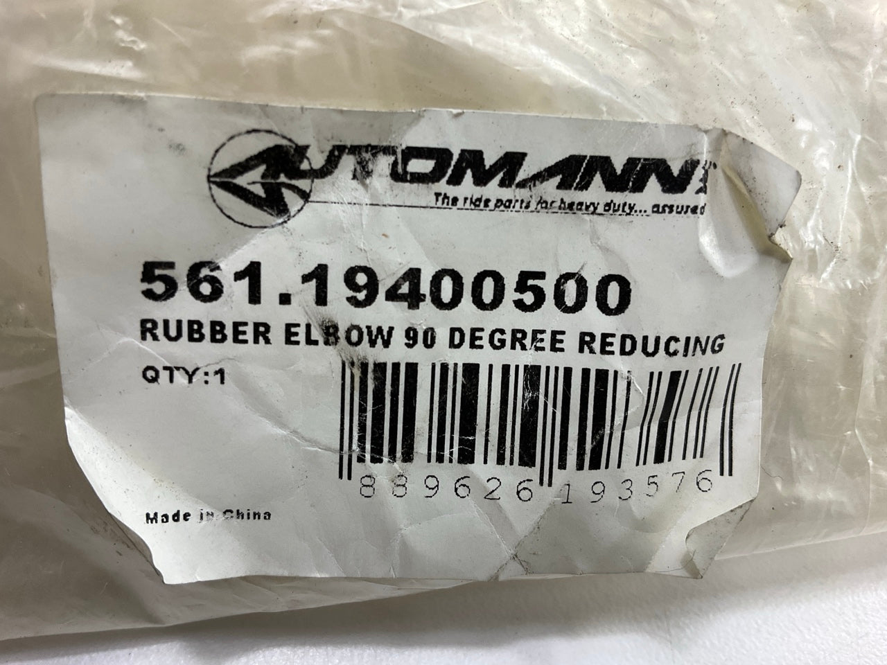 Automann 561.19400500 5'' To 4'' Reducing Air Intake Elbow Hose