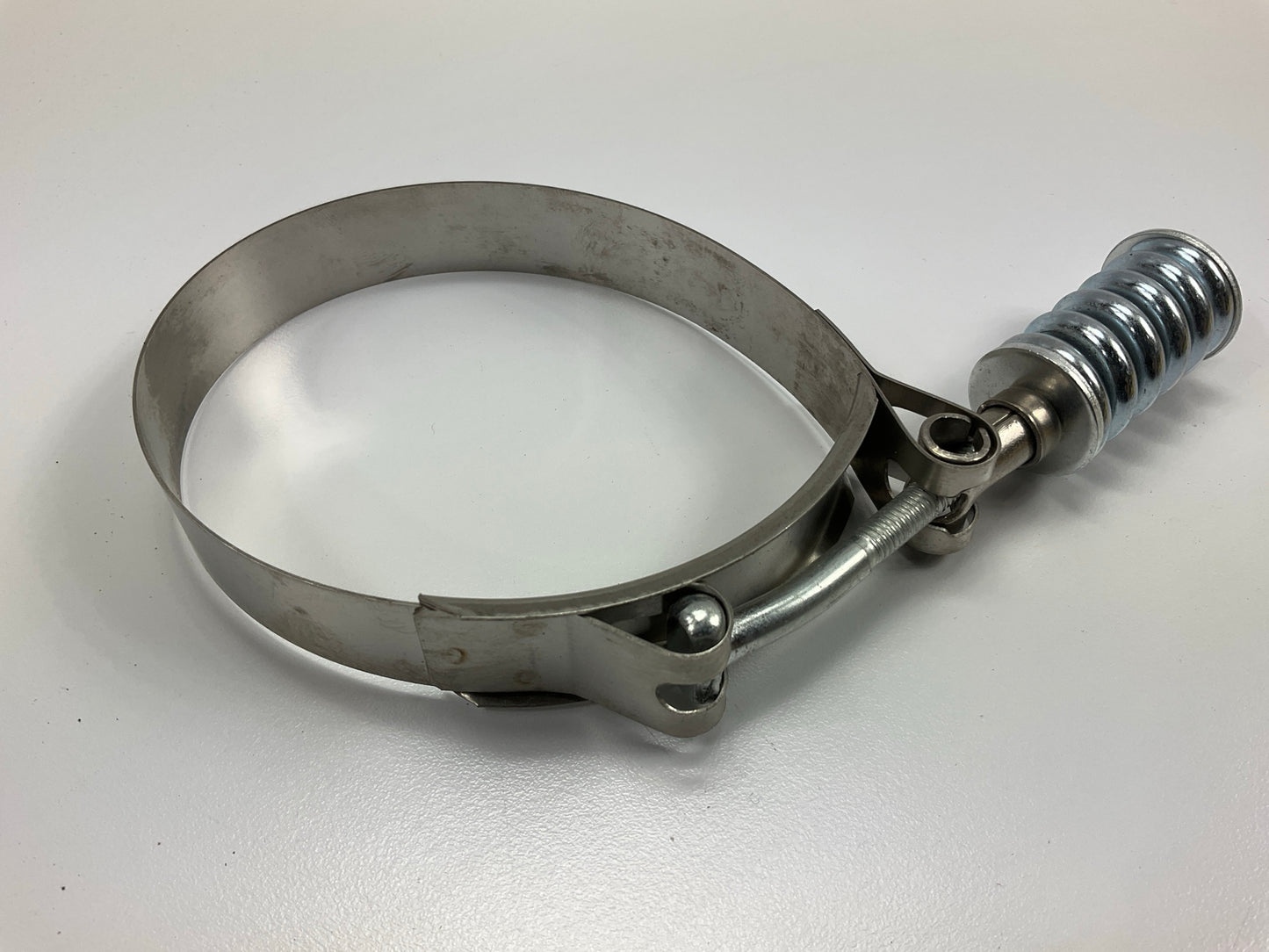 (2) Automann 561.230356 T-Bolt Spring Load Hose Clamp, 3-9/16'' To 3-7/8'' Range