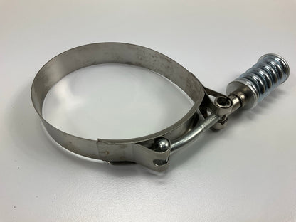 (2) Automann 561.230356 T-Bolt Spring Load Hose Clamp, 3-9/16'' To 3-7/8'' Range