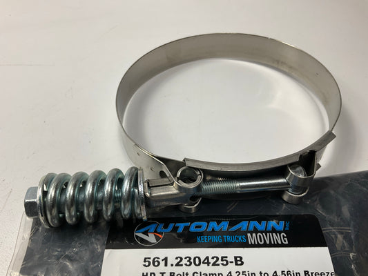 Automann 561.230425.B HEAVY DUTY T-Bolt Hose Clamp 4.25''-4.56'' Range (4-1/2'')