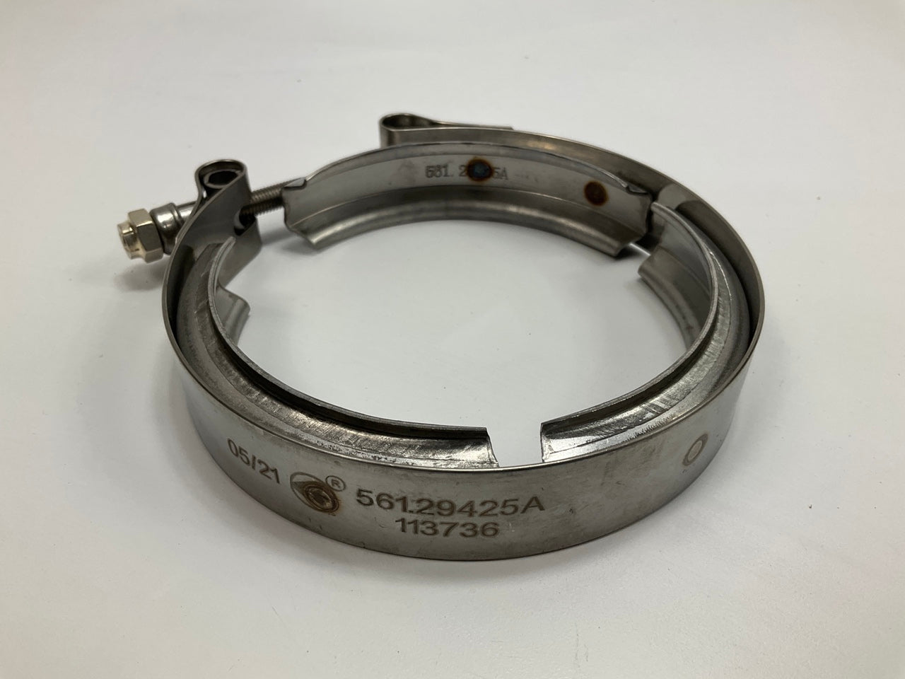 Automann 561.29425A Stainless Steel Exhaust V-Band Clamp, 4.25'' Diameter
