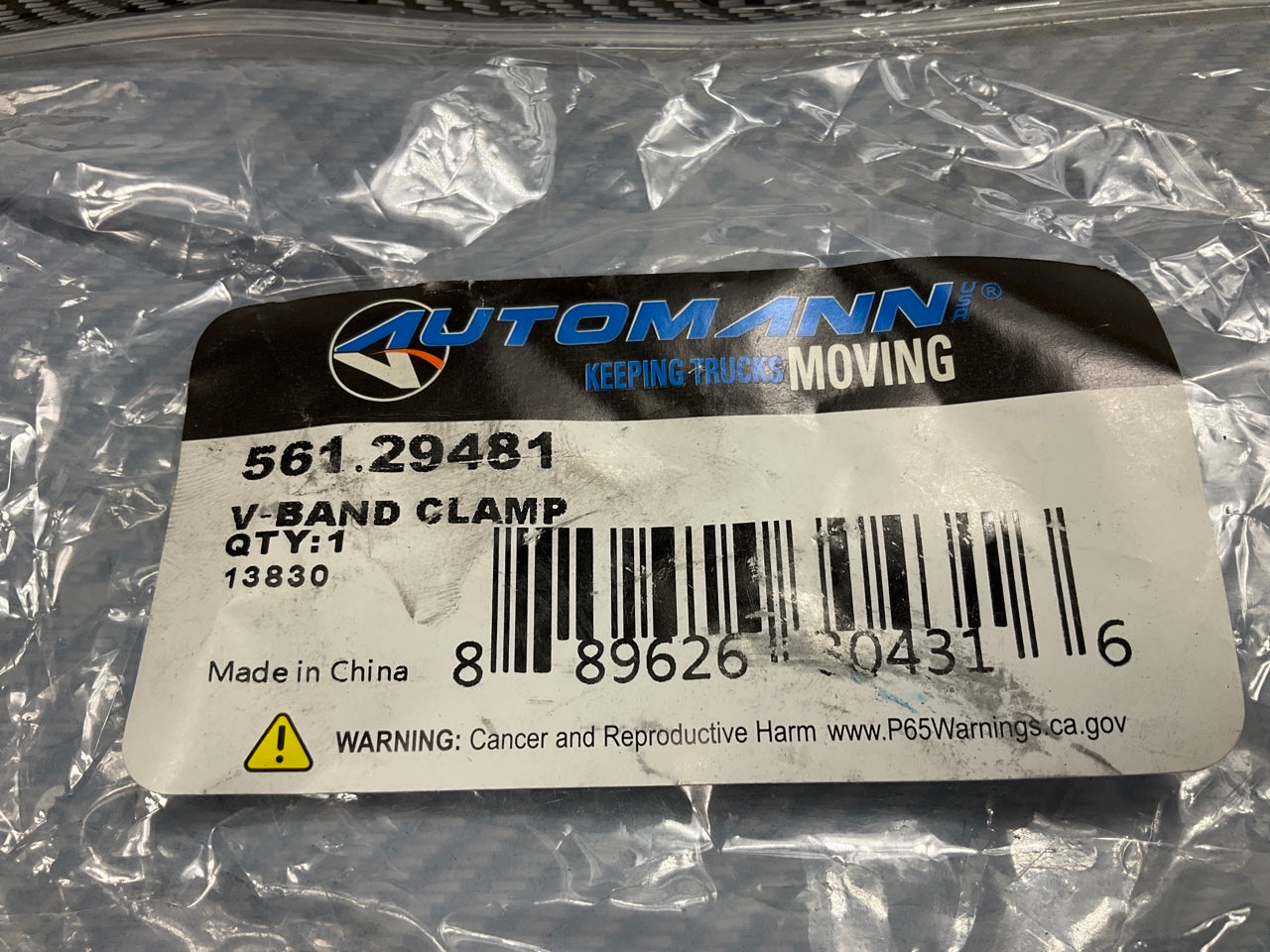 Automann 561.29481 Exhaust V-Band Clamp, 4.81'' Diameter For Volvo / Mack