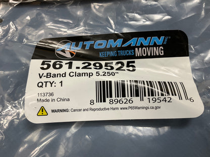 Automann 561.29525 Turbo V-Band Clamp 5.25'' Stainless Steel