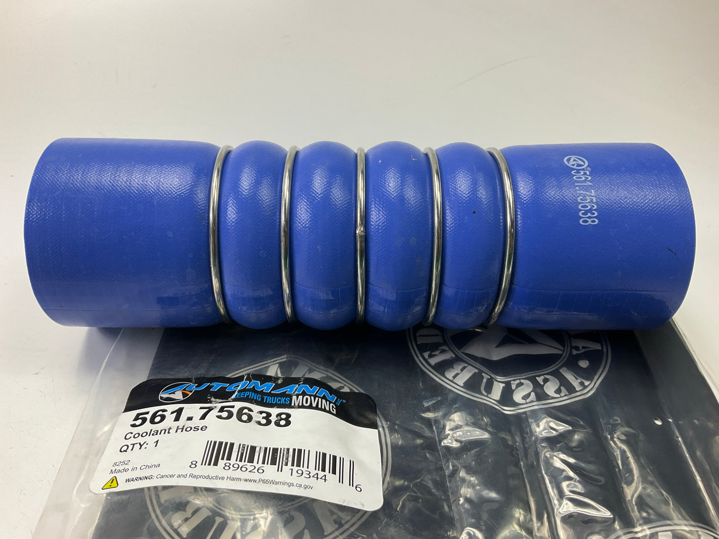 Automann 561.75638 Upper Radiator Coolant Hose Replaces Peterbilt F50-6308