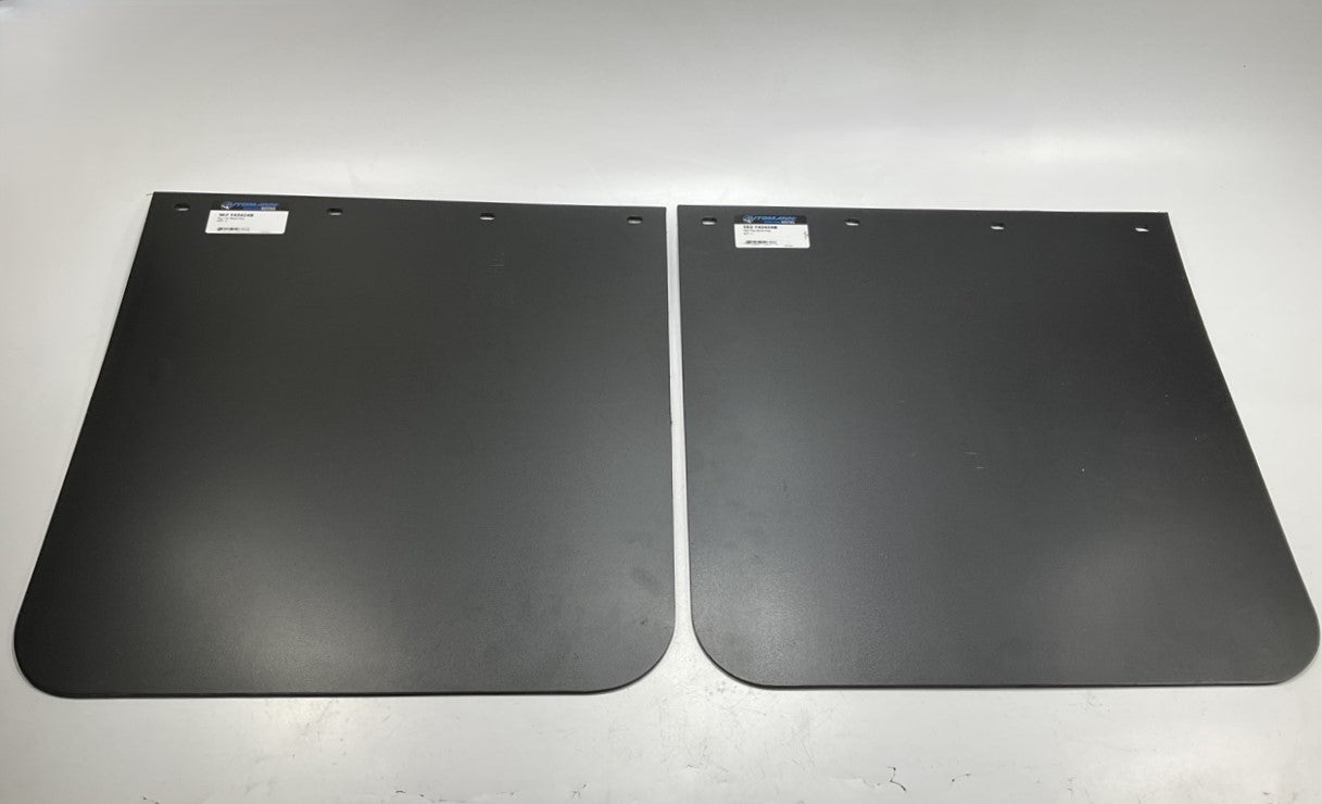 (2) Automann 562.142424B Trailer Dry Van Splash Guard Mud Flaps 24''x24'' 3/16''
