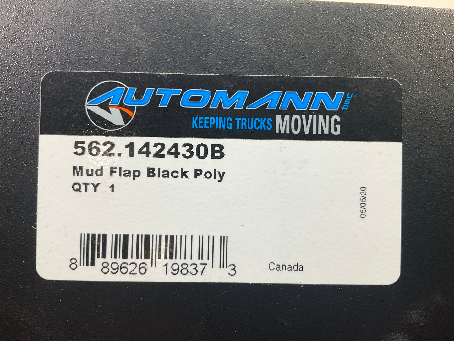 (2) Automann 562.142430B Truck Poly Splash Guard / Mud Flaps - 24'' X 30'' X 3/16''