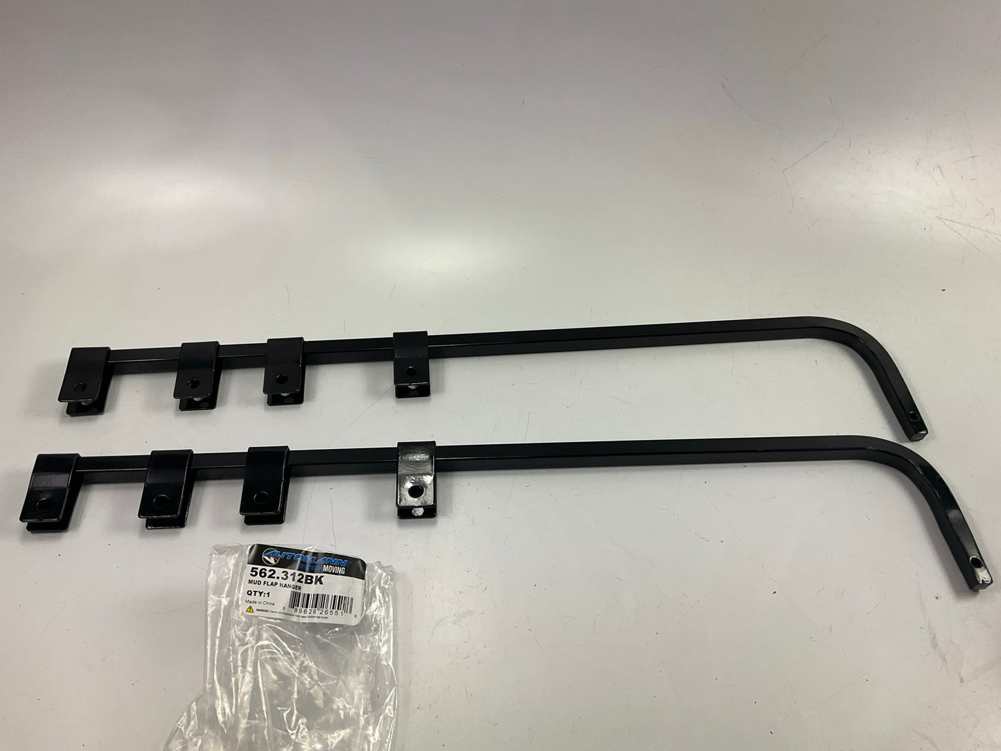 Mud Flap Hanger PAIR For Semi Trucks, Length: Straight 30.25'' Mudflap Hanger