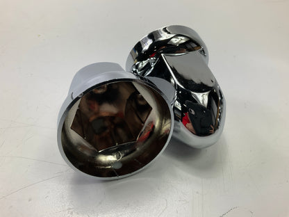 (9) Automann 562.A4006CP Chrome Plastic Push On Wheel Lug Nut Cover, 33MM