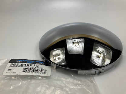 Automann 562-B1501C Front Hub Cap 5 Notch, Chrome
