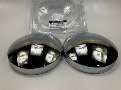 (2) Automann 562-C1001C-BP Chrome Rear Hub Cap, 7-1/4'' Axle