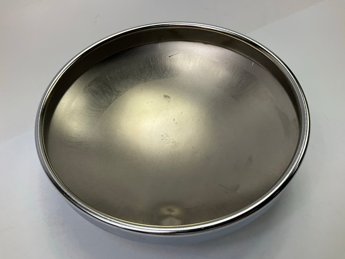 Automann 562.C1003C Chrome Rear Hub Cap, 8-1/2'' Axle Dia. For 8 Studs @ 3/4''