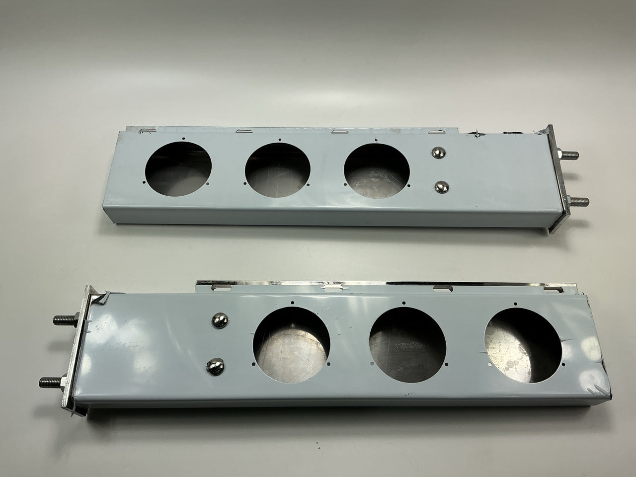 Automann 562-Q1001SS T430 Stainless Steel 2 Pc Light Bar Set Mud Flap Hanger Kit