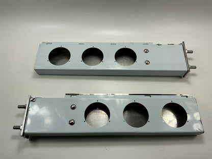 Automann 562-Q1001SS T430 Stainless Steel 2 Pc Light Bar Set Mud Flap Hanger Kit