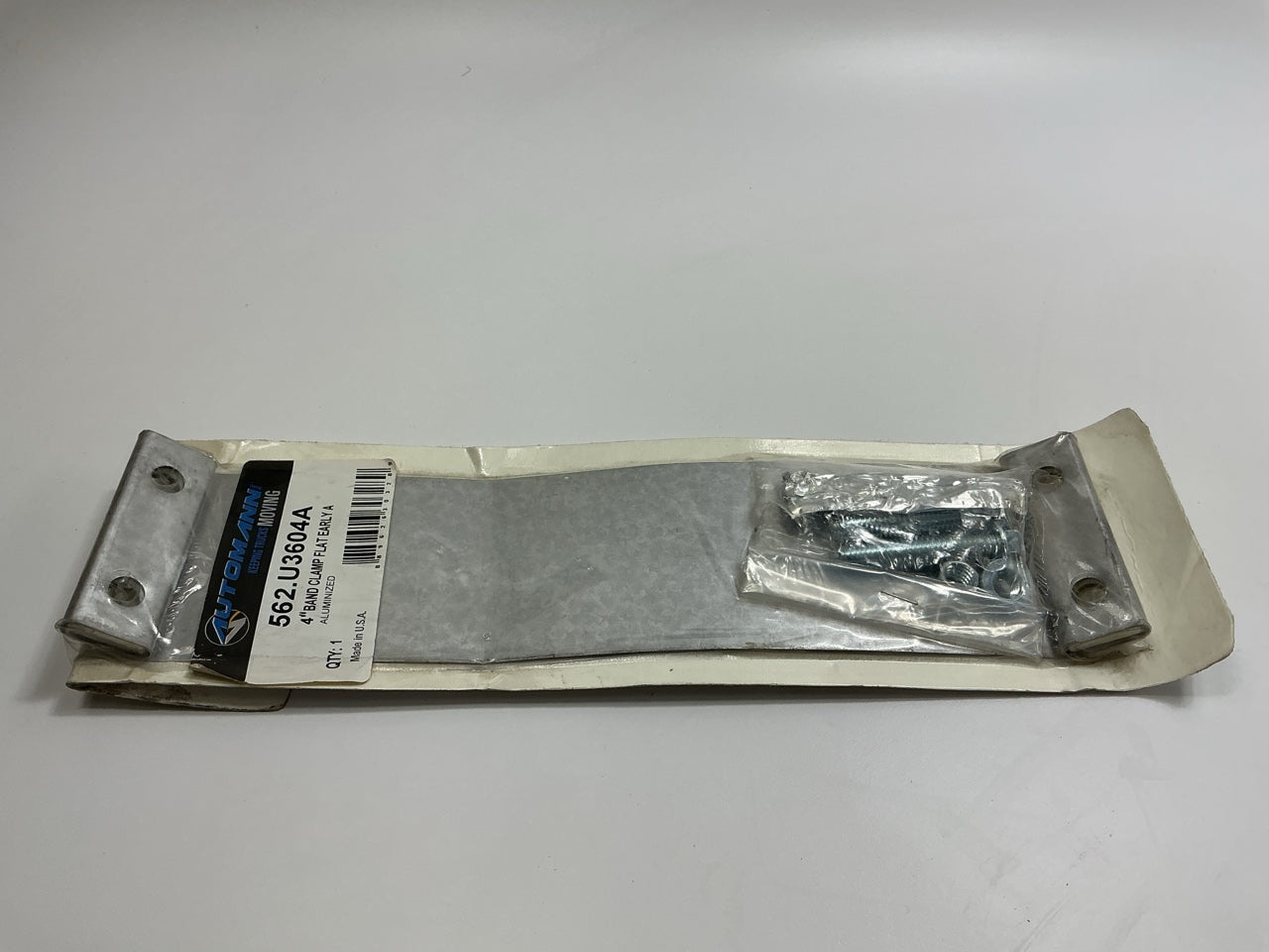 Automann 562-U3604A 4'' Easyseal Aluminized Flat Band Exhaust Clamp