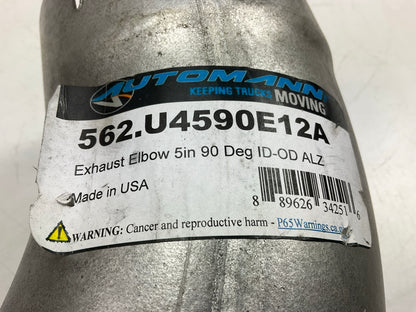 Automann 562.U4590E12A Exhaust Pipe Elbow, 90 Degree, 5''