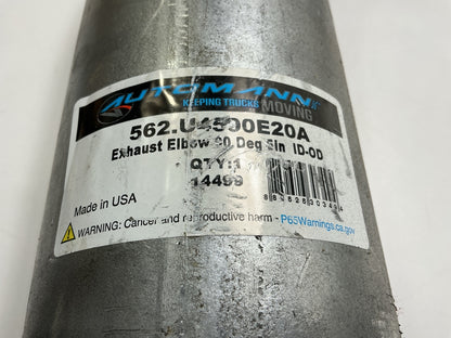 Automann 562-U4590E20A Heavy Duty Aluminized Steel Exhaust Elbow 90° Bend 5'' Dia