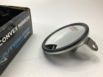 Automann 563.9001 5'' Round Convex Mirror , Stainless Steel, Center Mount