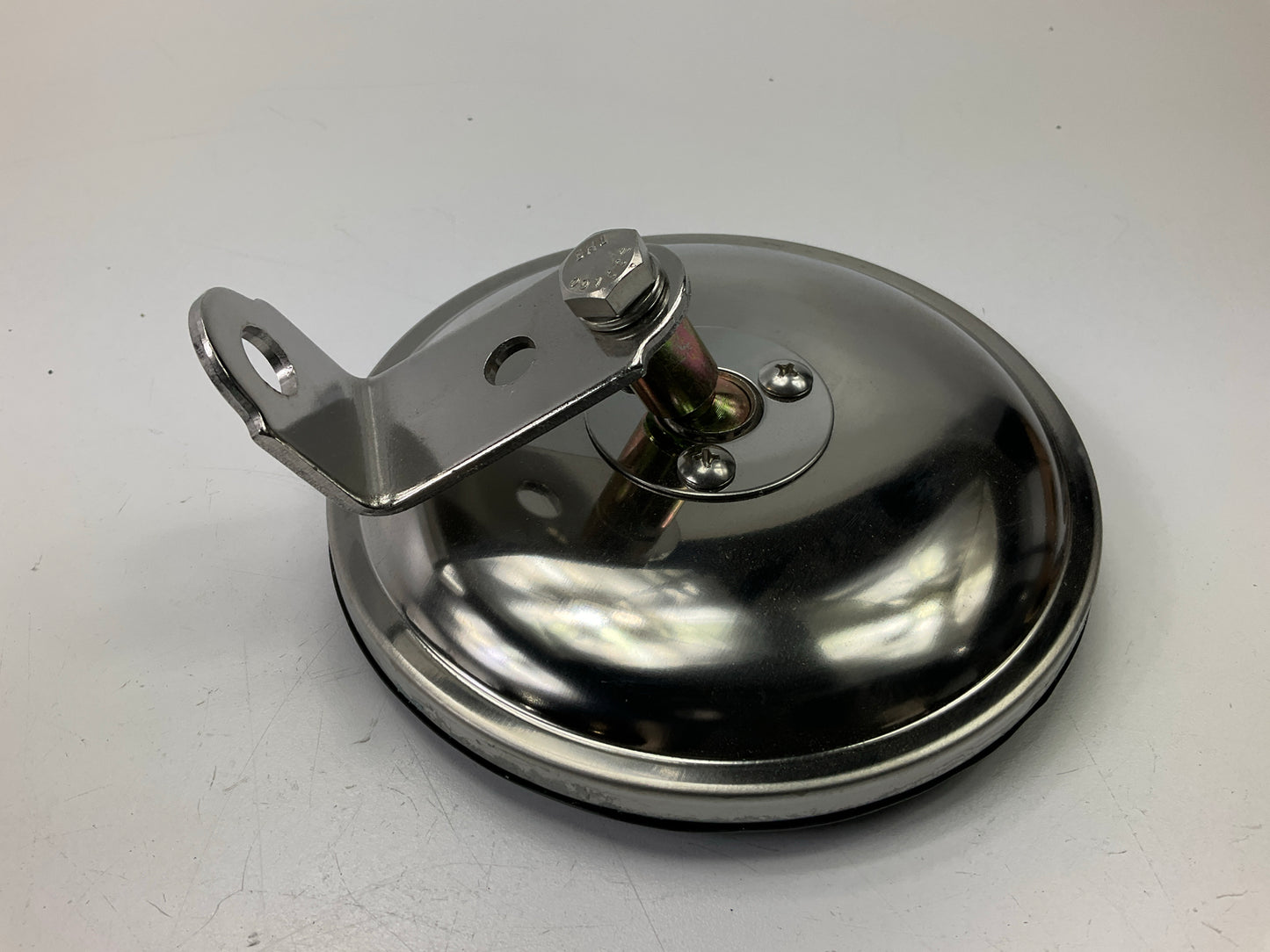 Automann 563.9001 5'' Round Convex Mirror , Stainless Steel, Center Mount