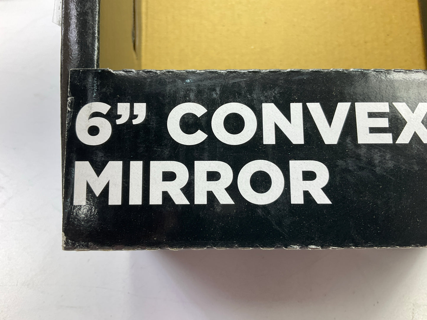 (2) Automann 563.9002 6'' Round Convex Mirror, Stainless Steel, Center Mount