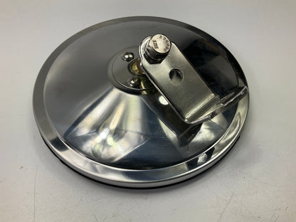 Automann 563.9002 6'' Round Convex Mirror, Stainless Steel, Center Mount